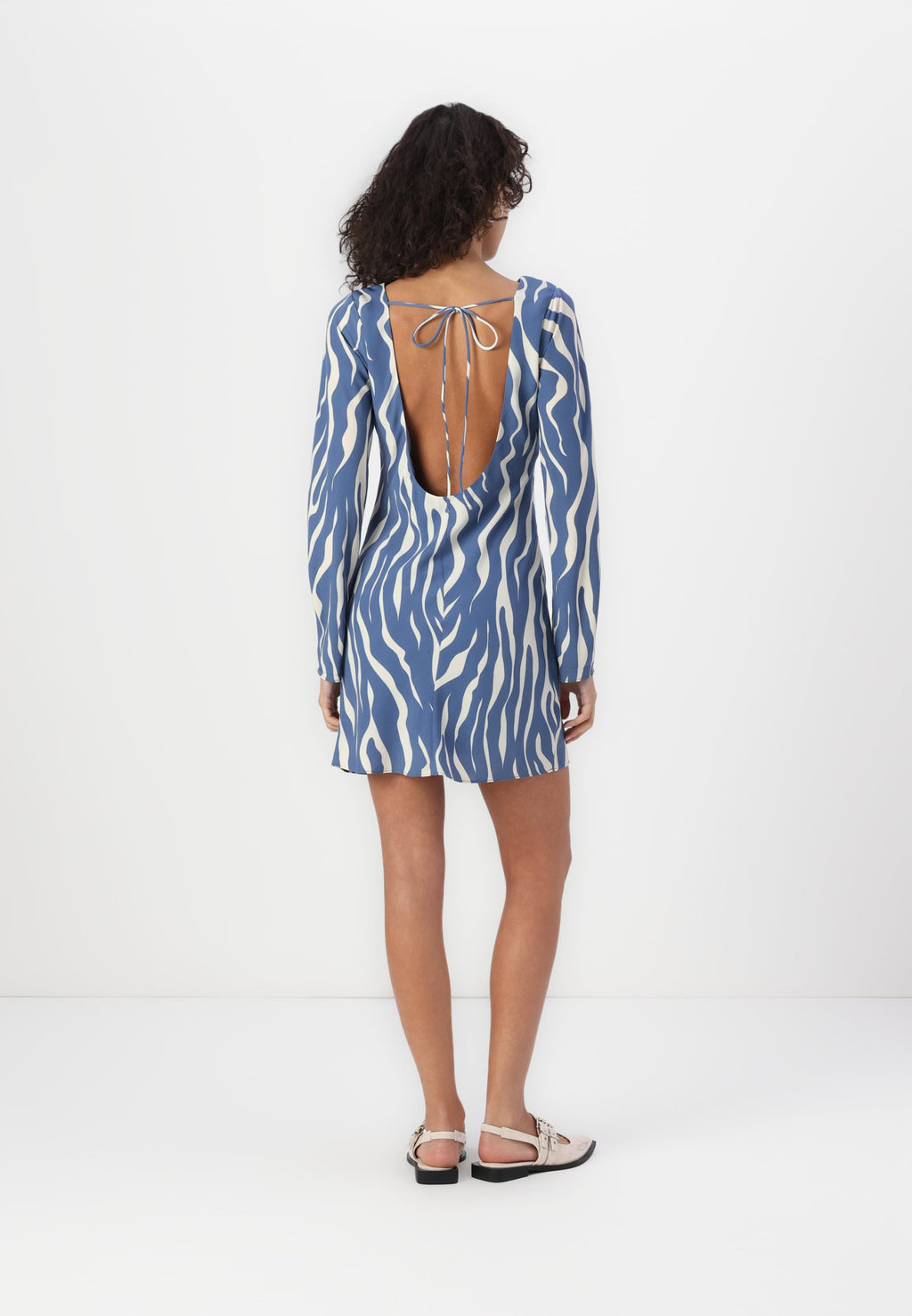 Abercrombie & Fitch Long sleeve slip mini dress
