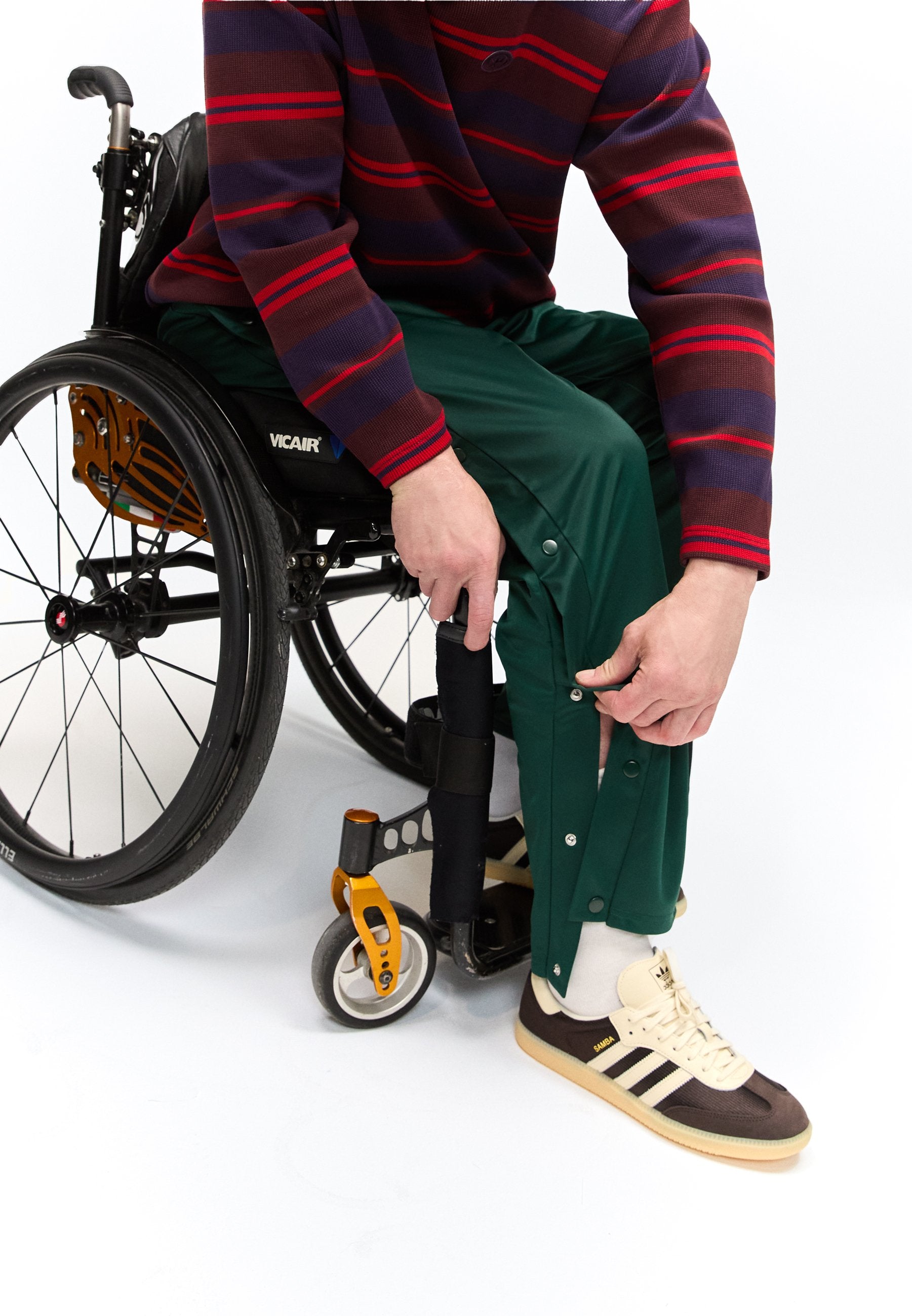 YOURTURN UNISEX ADAPTIVE RETRO JOGGING TROUSERS