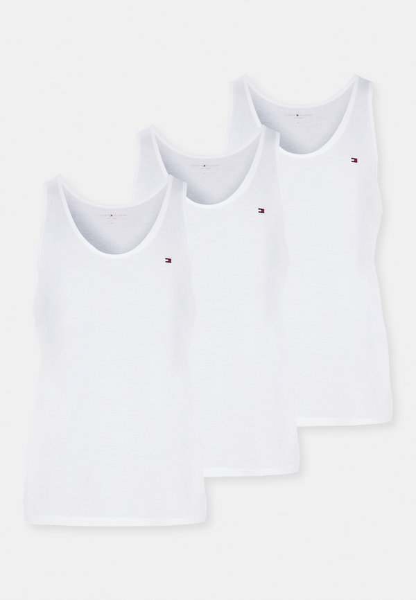 Tommy Hilfiger SIGNATURE CTN ESS 3P TANK TOP PACK OF 3 - Undershirt - white