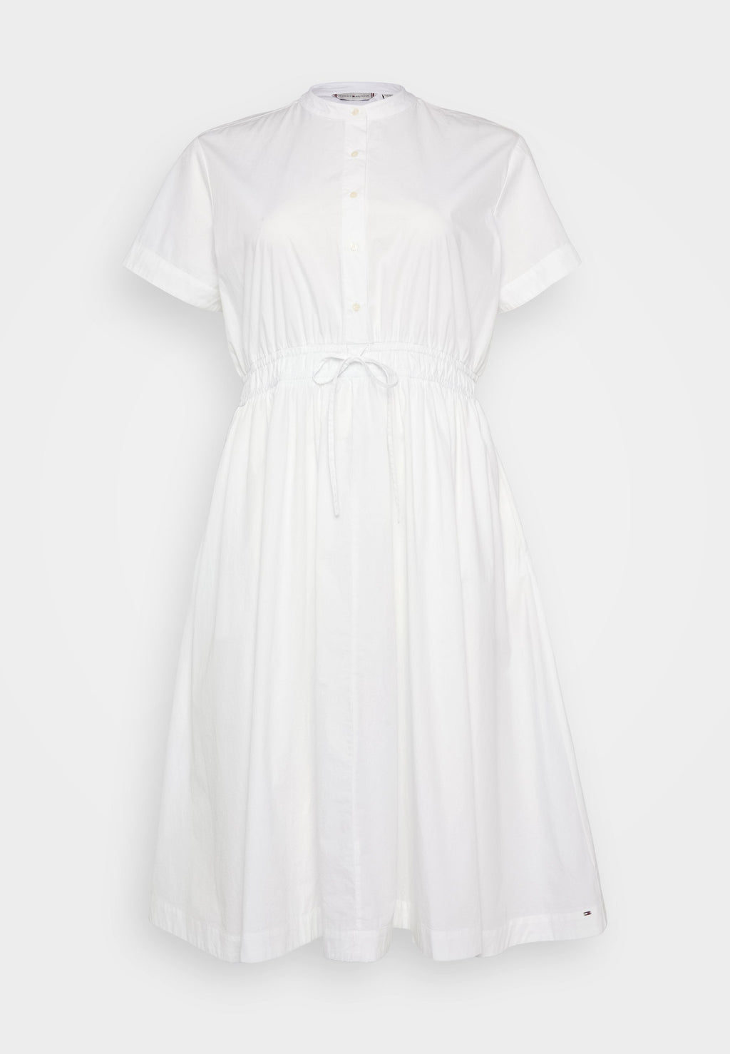 SMOCKED MIDI DRESS Media 1
