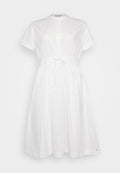 SMOCKED MIDI DRESS Media 1