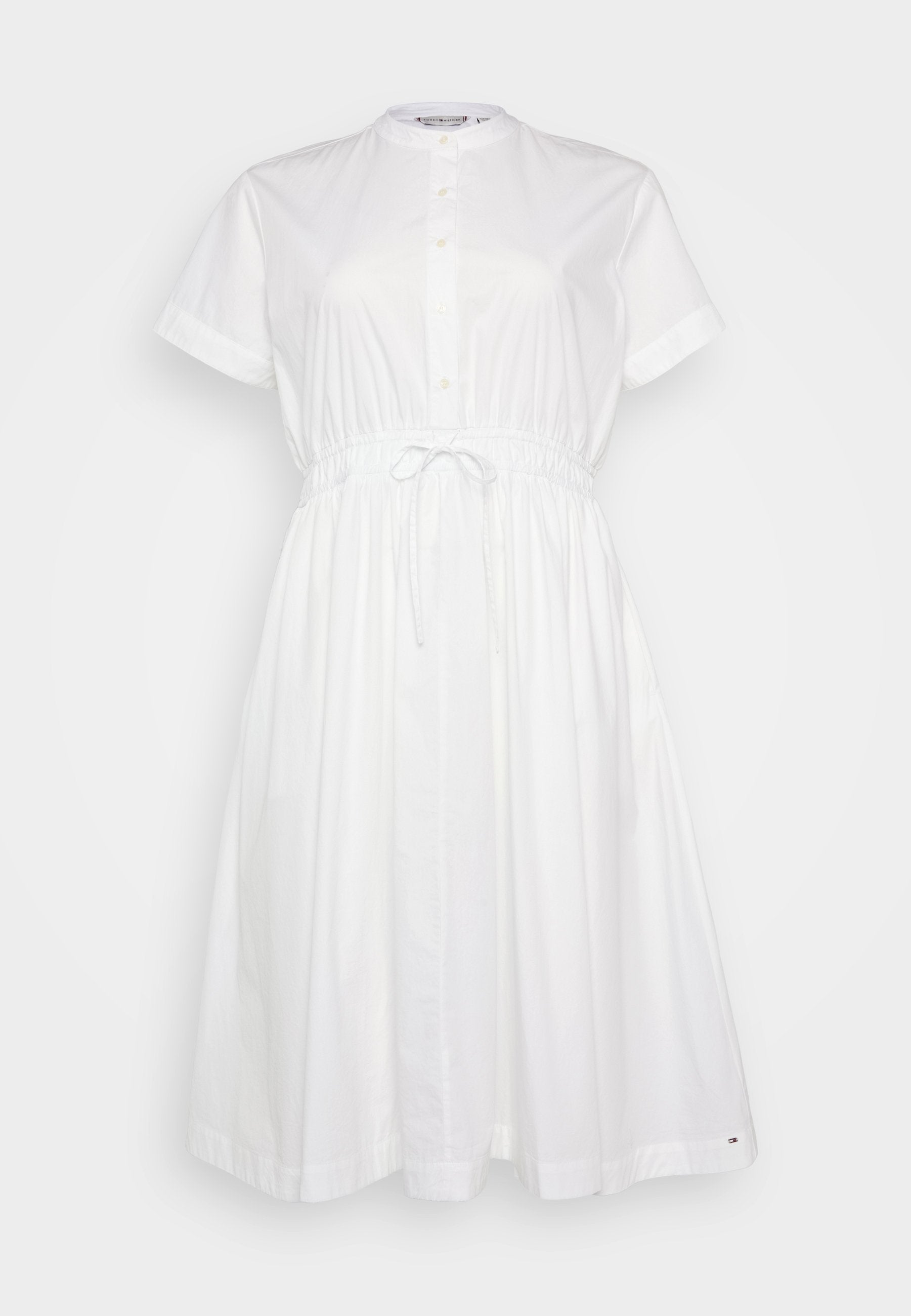 SMOCKED MIDI DRESS Media 1