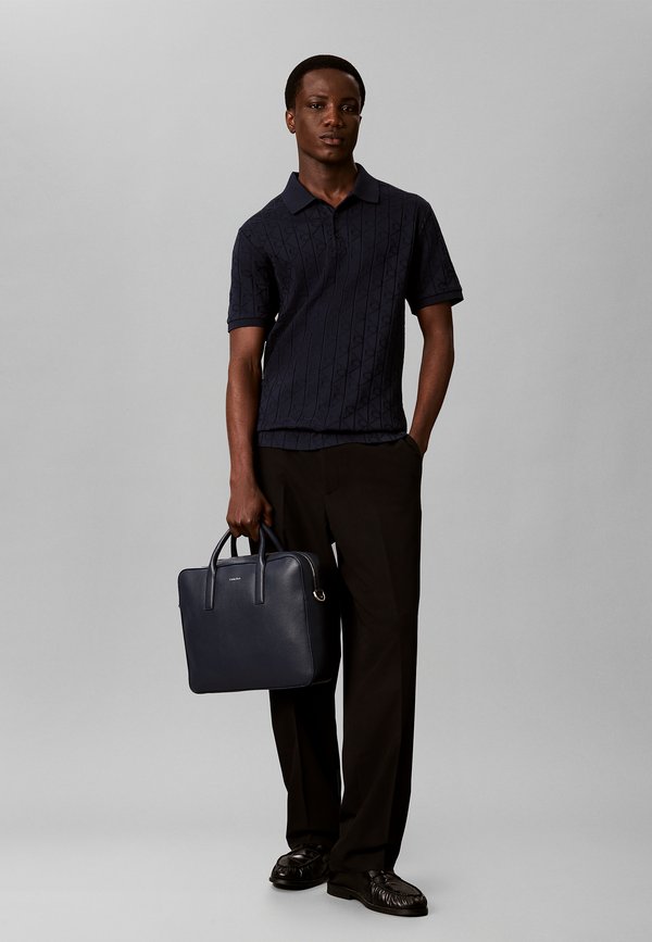 Calvin Klein RAISED COMMUTER - Laptop bag - blue nights