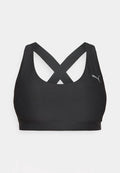 Puma CLOUDSPUN BRA - MID - Medium support sports bra - black