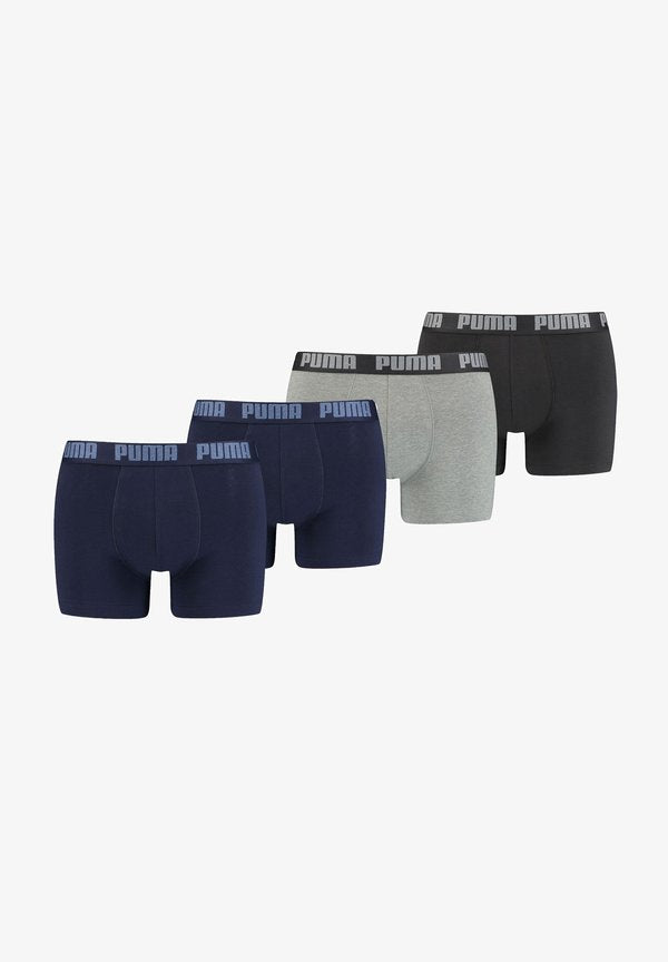 Puma MEN EVERYDAY 4 PACK  - Boxer briefs - navy grau schwarz