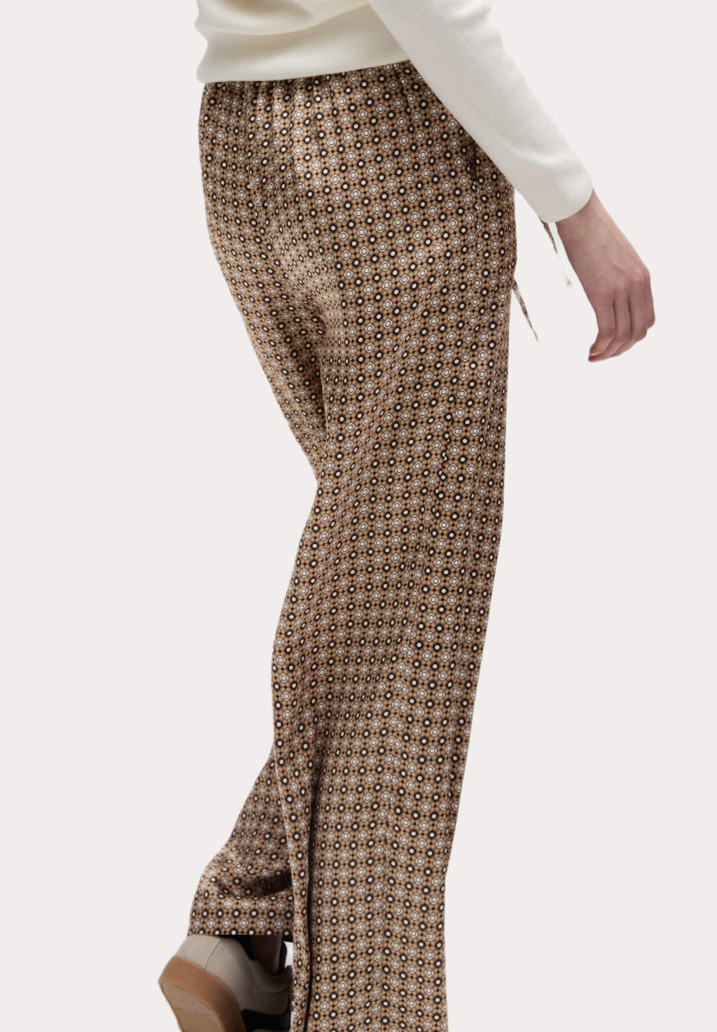 Marks & Spencer GEOMETRIC DRAWSTRING WIDE LEG
