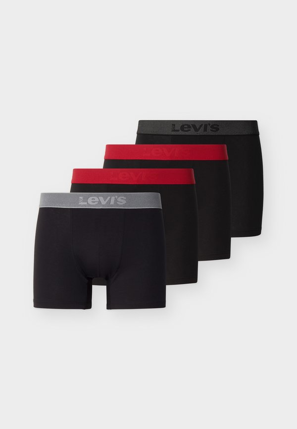 Levi's® MEN BRIEF 4 PACK - Boxer briefs - red/black