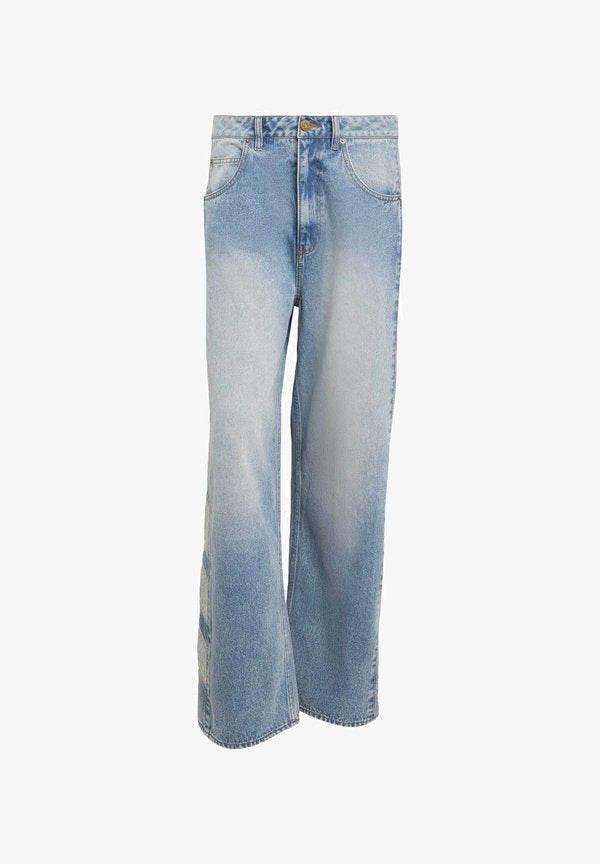 adidas Originals Straight leg jeans - indigo denim