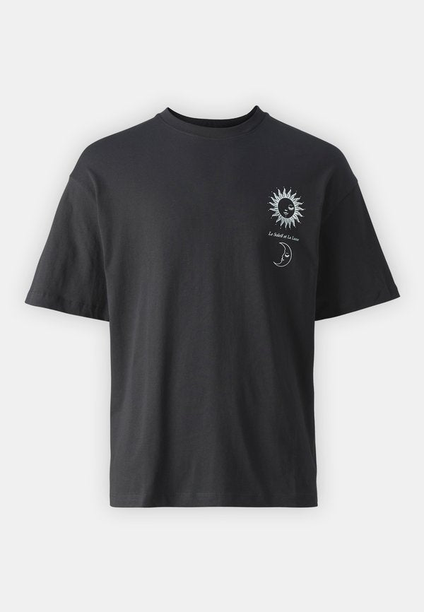 Jack & Jones JORSOLEIL TEE CREW NECK UNISEX - Print T-shirt - black