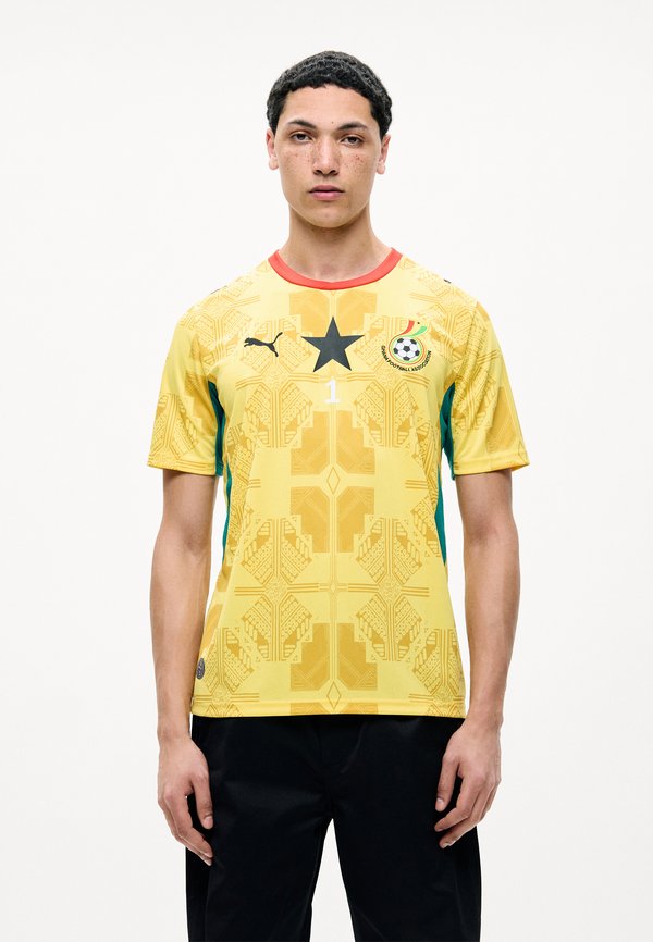 Puma GHANA FA AWAY REPLICA - Football jersey - sunny yellow/archive gold-coloured
