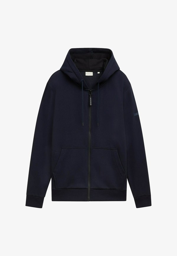 TOM TAILOR BASIC  - Zip-up sweatshirt - sky captain blue