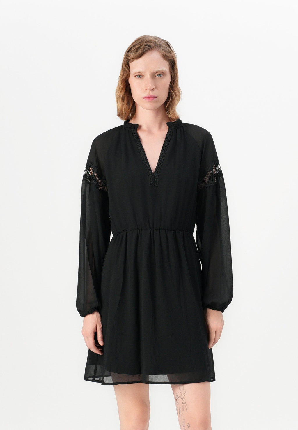 VILA VIGALO V NECK SHORT DRESS