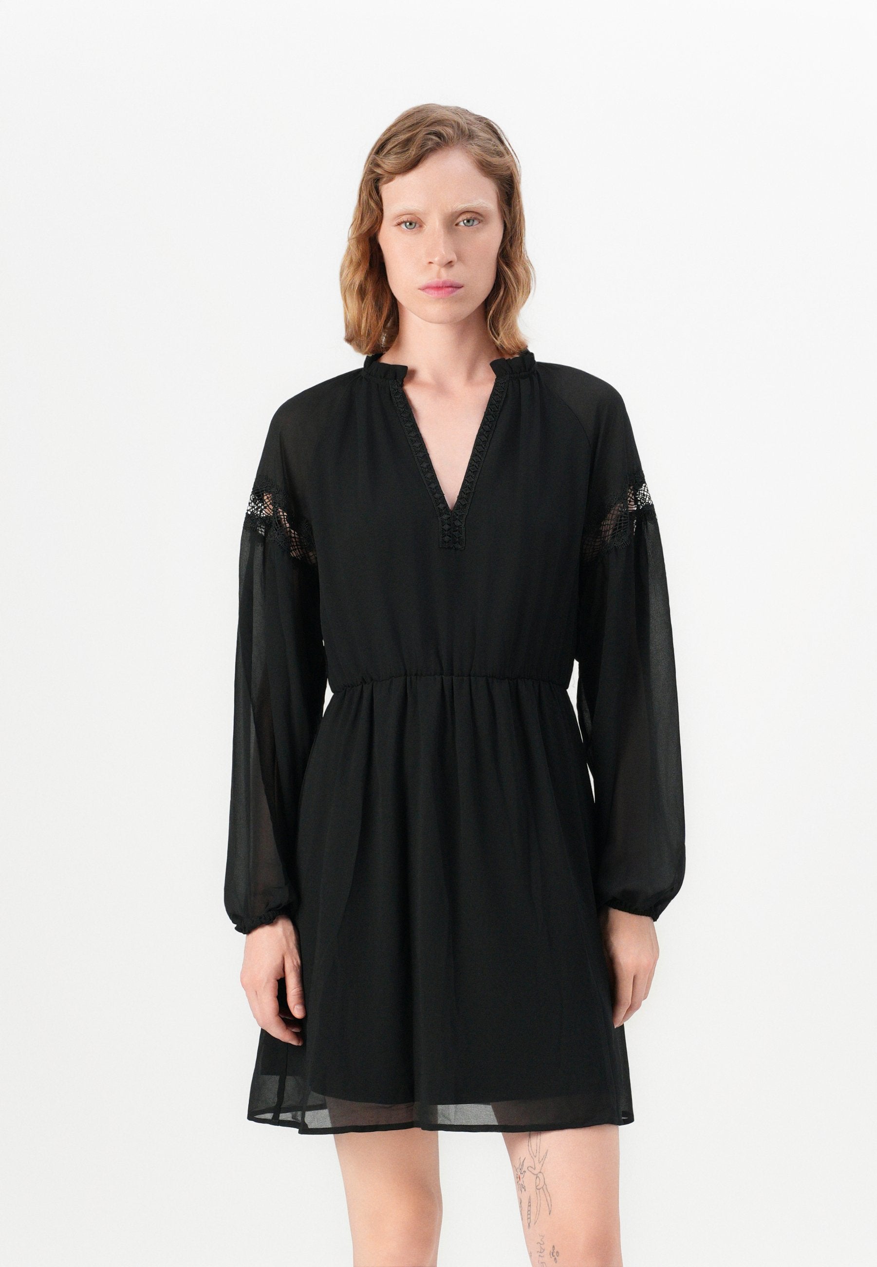 VILA VIGALO V NECK SHORT DRESS