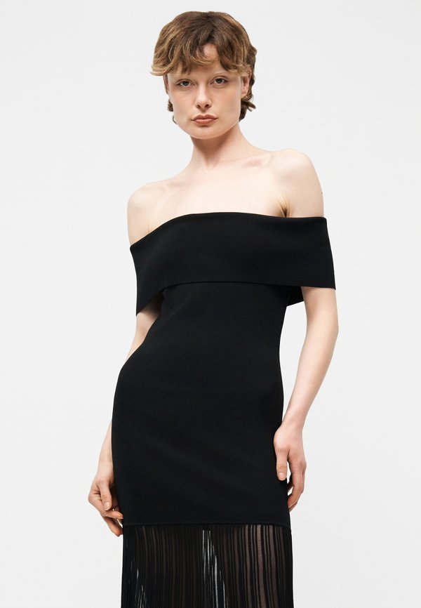 MICHAEL Michael Kors FOLD OVER SHEER MAXI