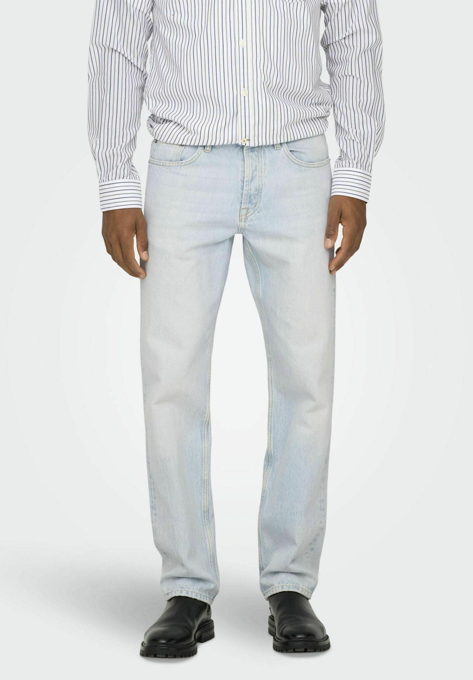 Only & Sons Regular fit ONSEDGE Mid waist Straight