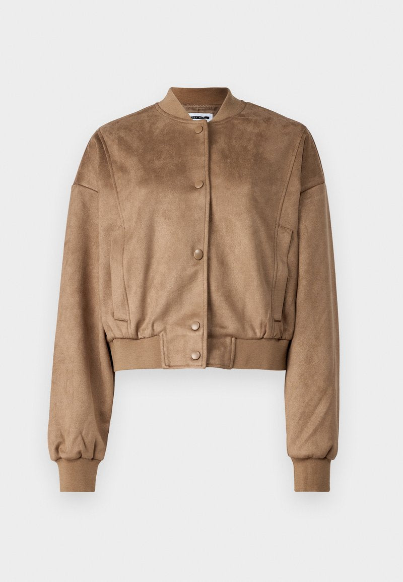 NMNOELLE SUEDE BOMBER JACKET - Noisy May - View 1