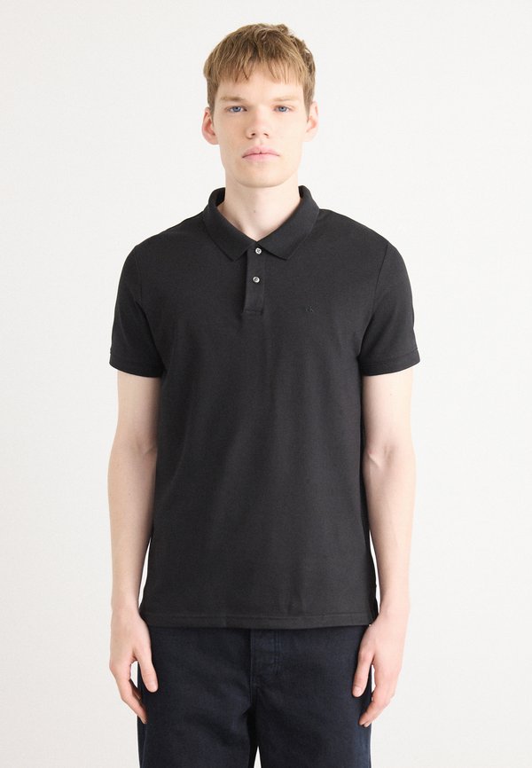 Calvin Klein REFINED - Polo shirt - black