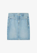 TOM TAILOR Denim skirt - light stone bright blue denim