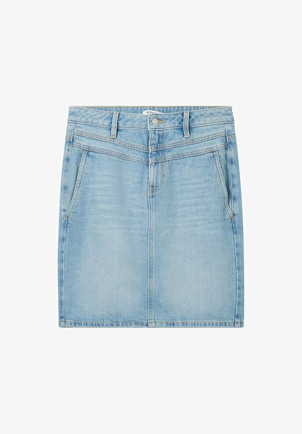 TOM TAILOR Denim skirt - light stone bright blue denim