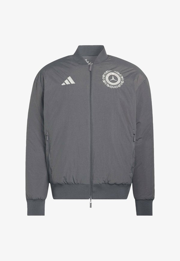 adidas Performance Training jacket - granite   off white