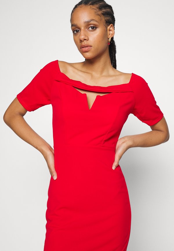 WAL G. ABRIL CUT OUT MIDI DRESS
