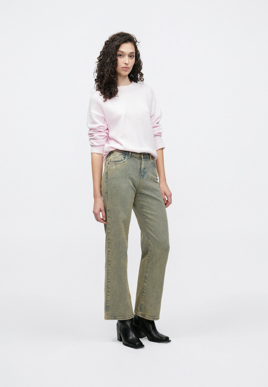 VILA VILIGA L/S O-NECK KNIT TOP - NOOS