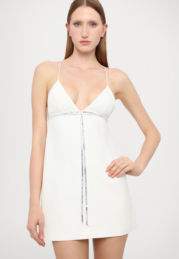David Koma GROSGRAIN DETAIL MINI CAMI DRESS