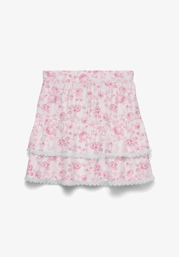 Vero Moda VMBLISS High waist Short - A-line skirt - snow white