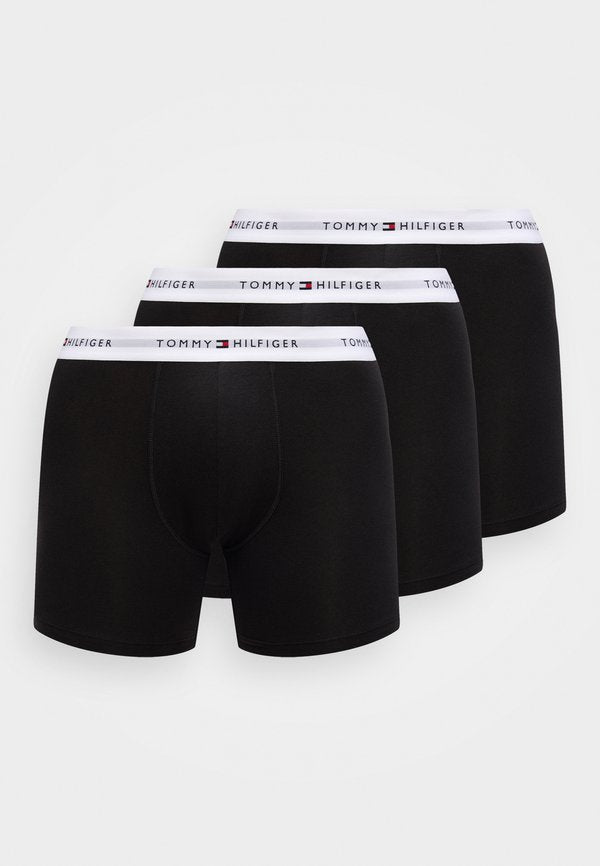 Tommy Hilfiger SIGNATURE 3 PACK - Boxer briefs - black/white