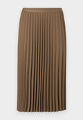 Tommy Hilfiger PLEATED TWILL MIDI SKIRT - Pleated skirt - nordic taupe