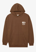 YOURTURN UNISEX OVERSIZED FIT DISTORTED PRINT HOODIE