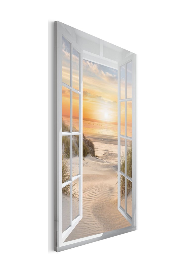 Orange Wallz SUNSET BEACH WINDOW