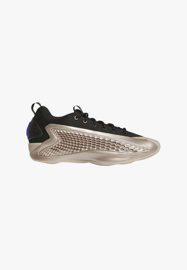 adidas Performance ANTHONY EDWARDS 1 LOW - Basketball shoes - champagne met core black lucid blue