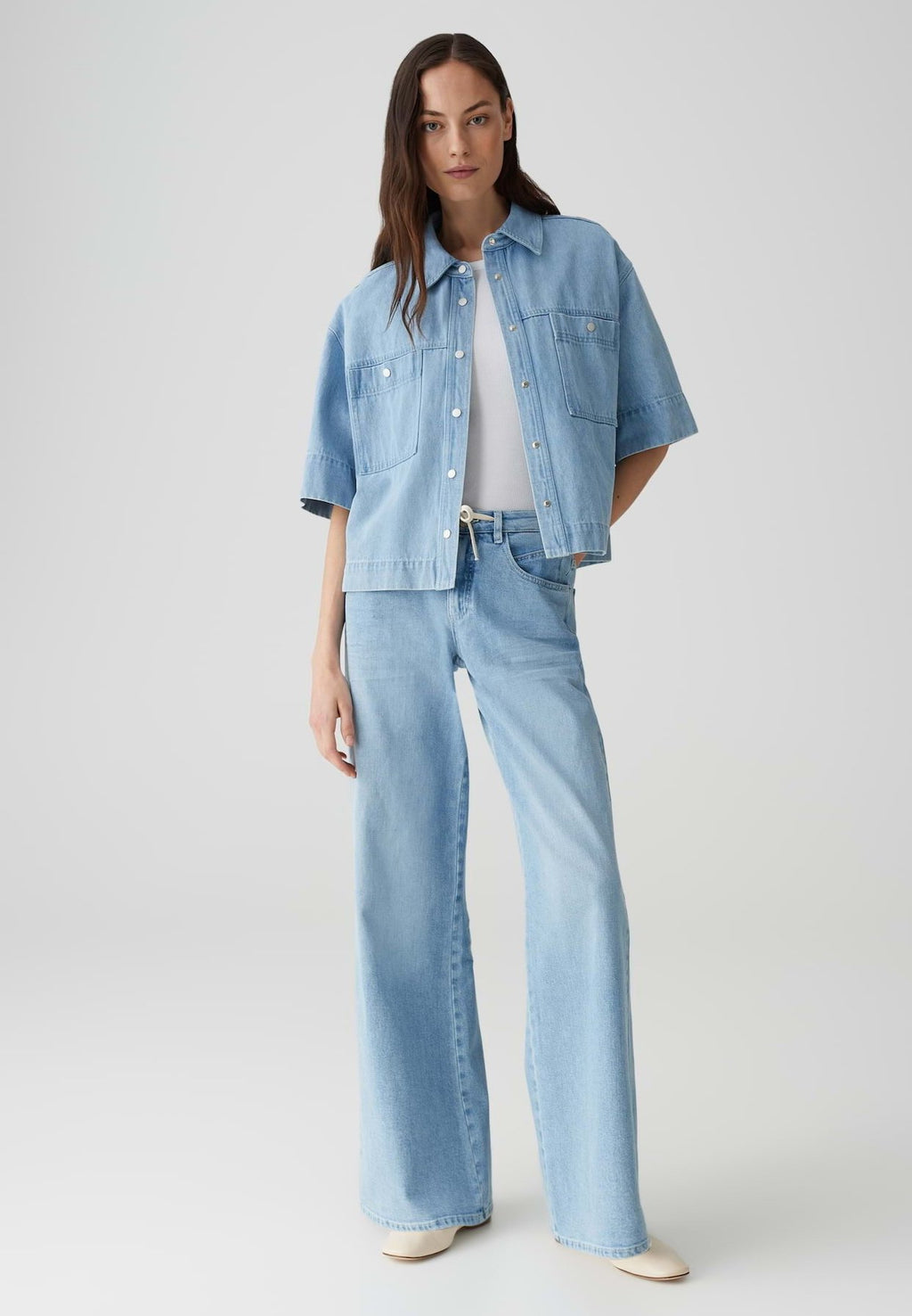 OPUS MID RISE EXTRA LONG PALAZZO FIT