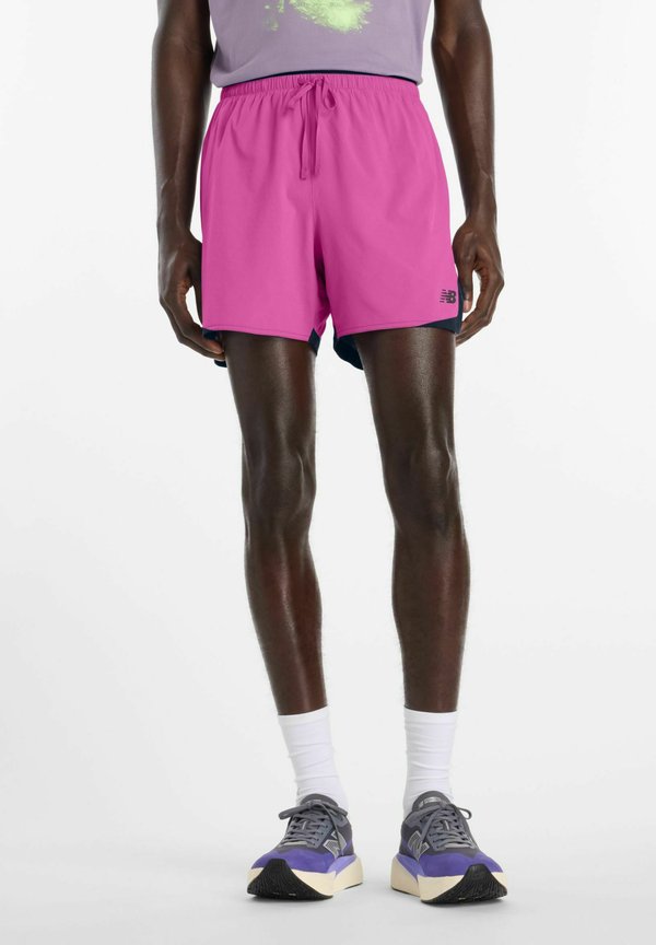 New Balance RC ESSENTIAL SHORT 5" - Sports shorts - pink heat