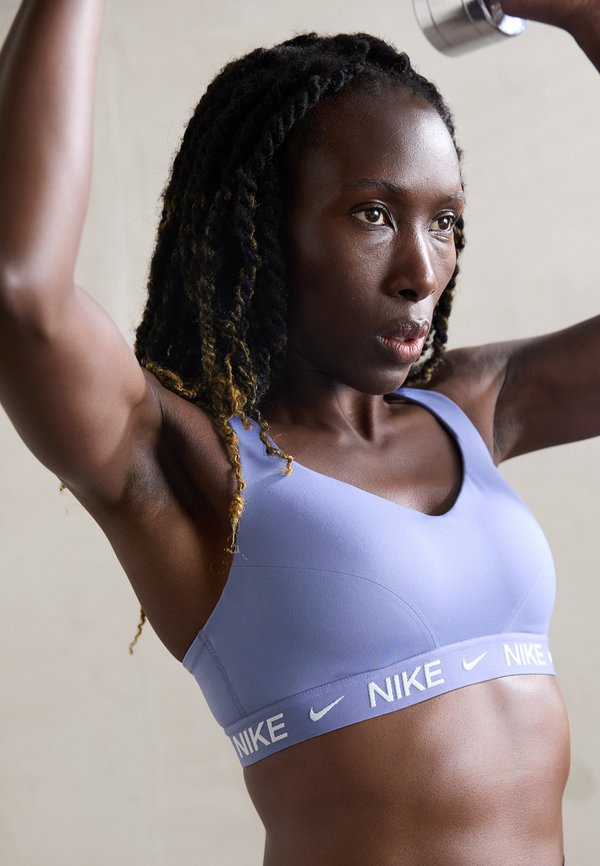 Nike Performance INDY BRA - High support sports bra - world indigo