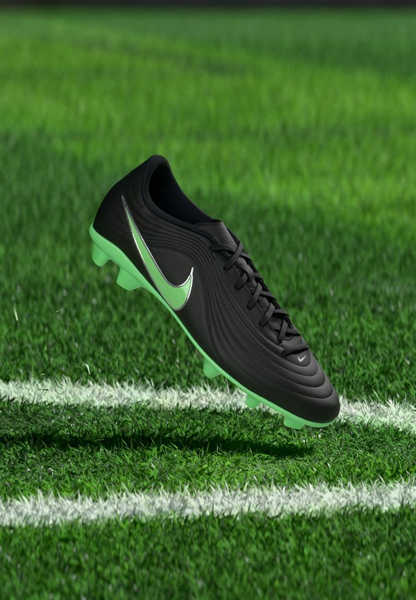 Nike Performance TIEMPO MAESTRO CLUB FG/MG UNISEX - Football boots artificial grass - black/illusion green