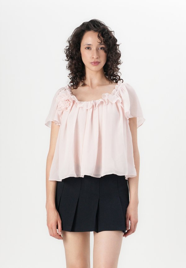Vero Moda VMCILLE FLOWER - Blouse - sepia rose