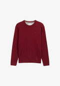 TOM TAILOR TOM TAILOR PULLOVER STRICKPULLOVER - Jumper - dark samba red melange