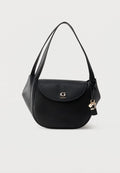 Guess COLEEN FLAP SHOULDER BAG - Handbag - black