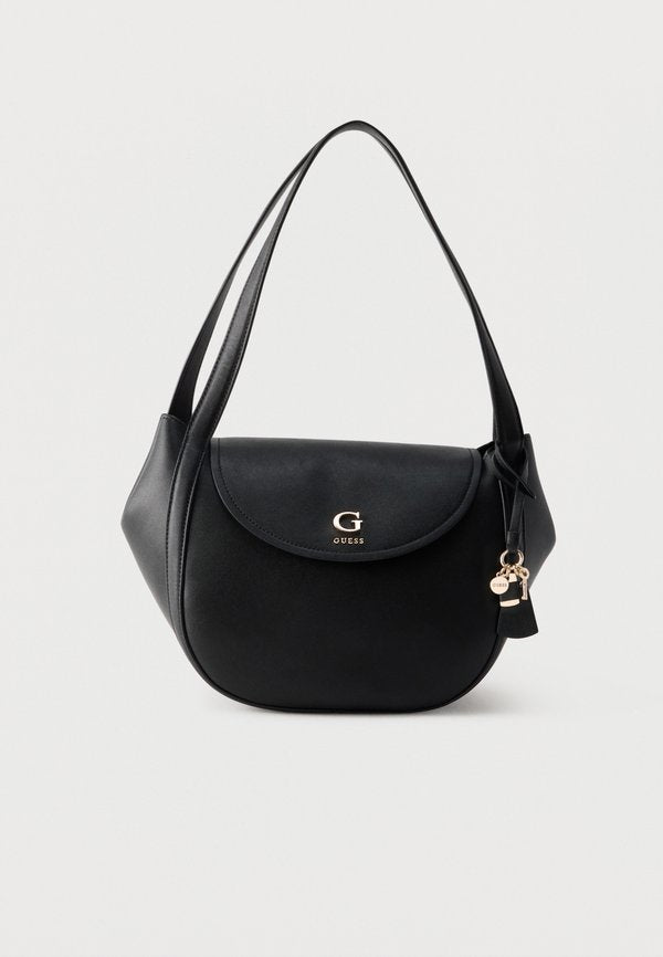 Guess COLEEN FLAP SHOULDER BAG - Handbag - black
