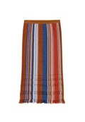 Stefanel STRIPED MIDI WITH FRINGING