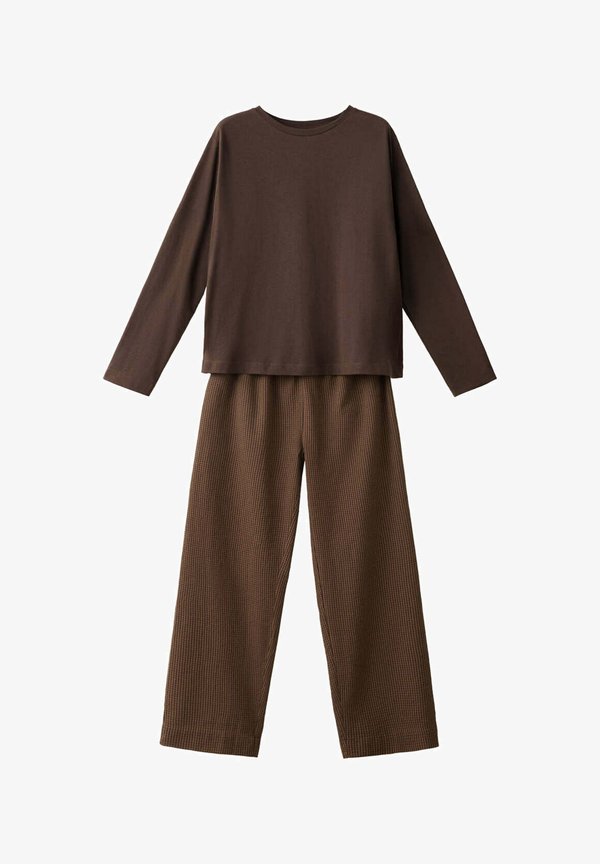 Mango ADULT SET - Pyjama set - brown