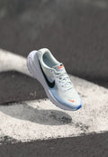 Nike Performance REVOLUTION  - Road running shoes - white/off noir/hydrogen blue/blue crystal/total orange