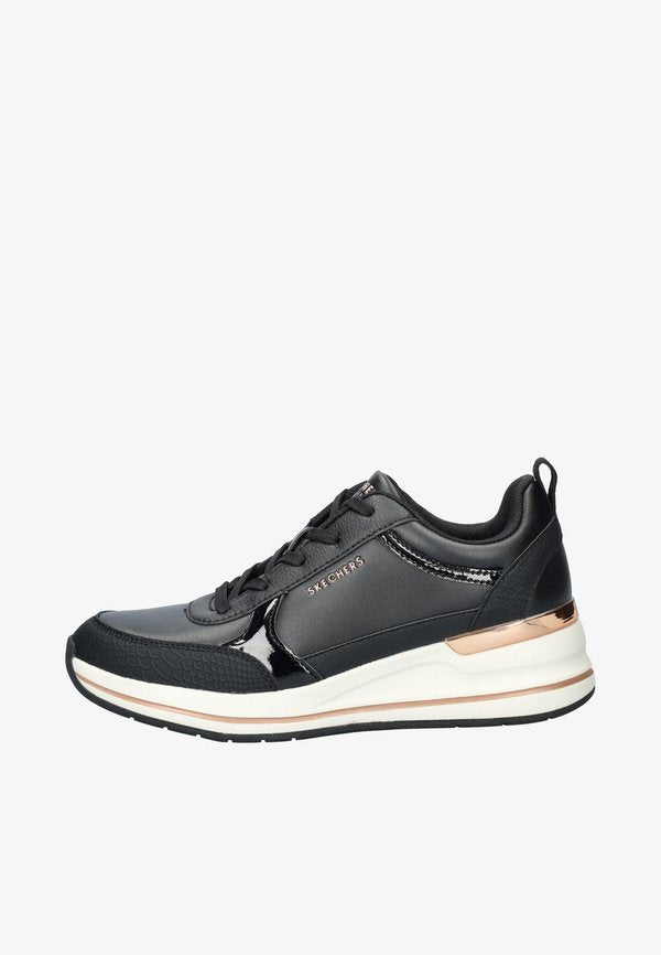 Skechers BILLION FINE SHINE  - Trainers - zwart