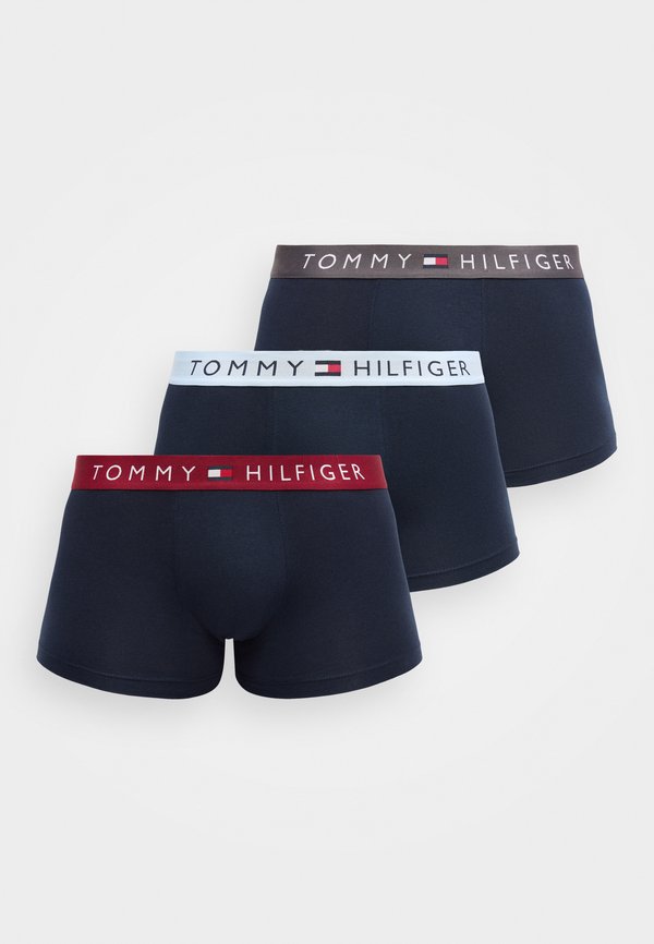 Tommy Hilfiger 3 PACK TRUNK WB - TH ORIGINAL - Trunks - dark ash/breezy blue/rouge