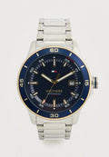 Tommy Hilfiger REMY - Watch - silver-coloured/blue