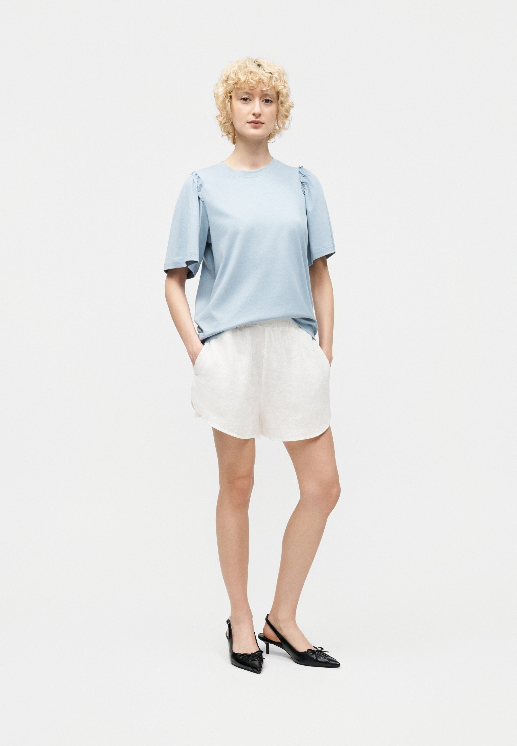 Selected Ruffled cotton