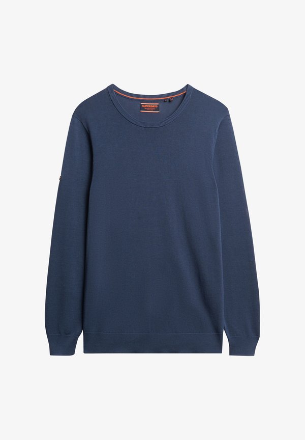 Superdry & Co ESSENTIALS LIGHTWEIGHT CREW - Jumper - sargasso sea blue