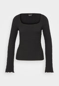 Gina Tricot TEXTURED SQUARE NECK